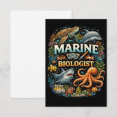 Wonderen van het oceaanrijk bedankkaart (Voorkant / Achterkant)