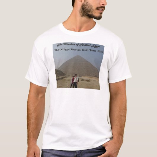 Wonderen van het Oude Egypte 2019 Piramide T-shirt (Voorkant)