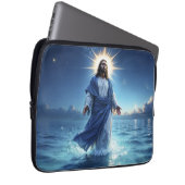Wonderen van Jezus Christus oceaan spirituele vred Laptop Sleeve (Voorkant Rechts)