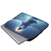 Wonderen van Jezus Christus oceaan spirituele vred Laptop Sleeve (Voorkant onderkant)