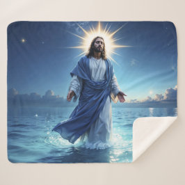 Wonderen van Jezus Christus oceaan spirituele vred Sherpa Deken