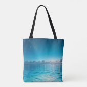 Wonderen van Jezus Christus oceaan spirituele vred Tote Bag (Achterkant)