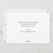 Wonderen van Zijn Liefde Christelijk Christmas One Feestdagenkaart (Achterkant)