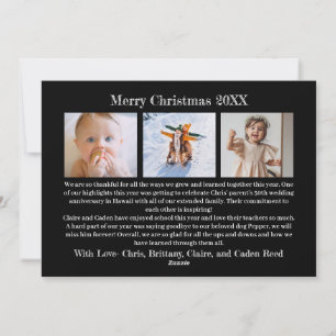 Wonderen van Zijn Liefde Christmas Kaart 4 Foto Zw