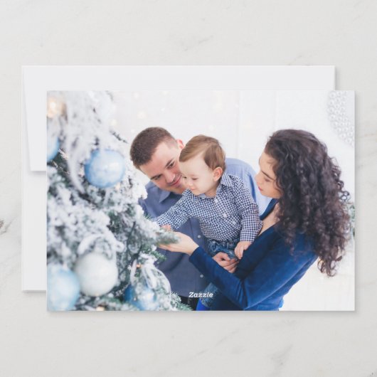 Wonderen van Zijn Liefde Eén Foto Typografie Relig Feestdagenkaart (Achterkant)