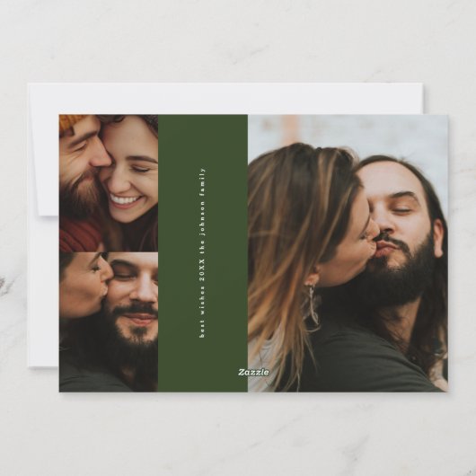 Wonderen van Zijn Liefde Foto Religieuze Familie Feestdagenkaart (Achterkant)