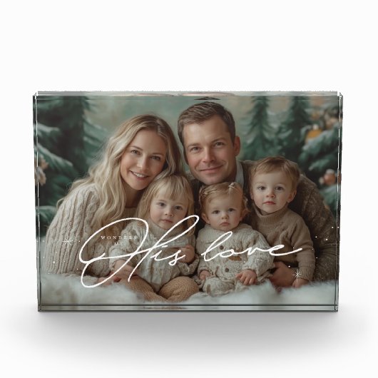 Wonderen van zijn liefde fotoblokken (Voorkant)