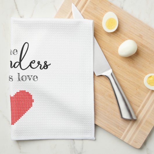 Wonderen van Zijn Liefde Keukenhanddoek (Quarter Fold)