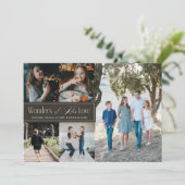 Wonderen van Zijn Liefde Multi Foto Christmas Kaar Feestdagenkaart (Staand voorkant)