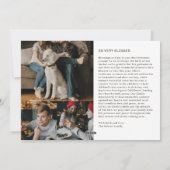 Wonderen van Zijn Liefde Multi Foto Christmas Kaar Feestdagenkaart (Achterkant)