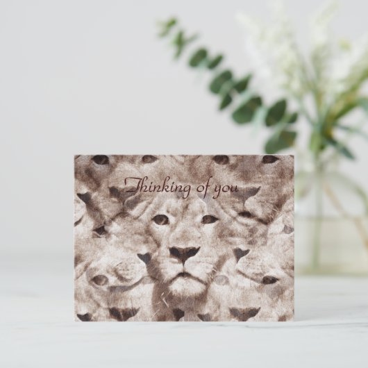 Wonderende ogen_ briefkaart (Staand voorkant)