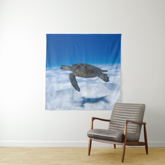 Wonderful Aquatic Turtle Wandkleed (In situ)