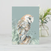 Wonderful Barn Owl Bird Wildlife Natuur Art (Staand voorkant)