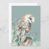 Wonderful Barn Owl Bird Wildlife Natuur Art (Voorkant / Achterkant)