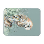 Wonderful Barn Owl Bird Wildlife Natuur Art Magneet (Horizontaal)