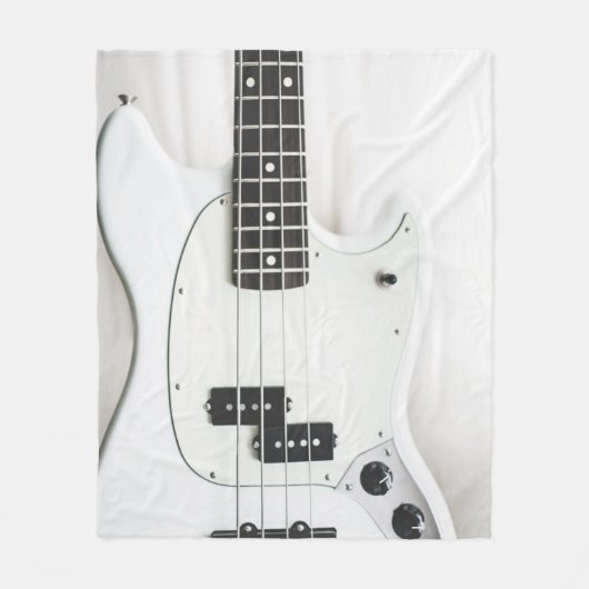 Wonderful Bass Guitar Fleece Deken (Voorkant)