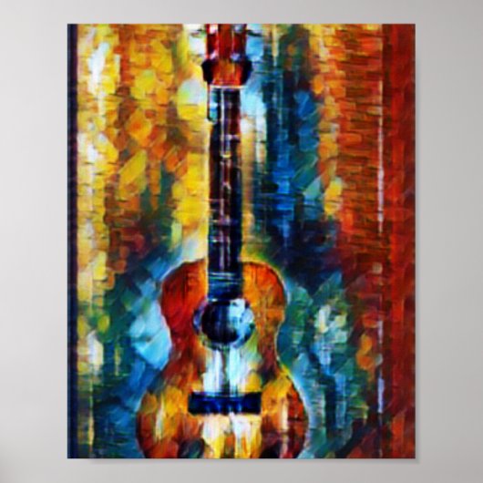 Wonderful Bass Guitar Poster (Voorkant)