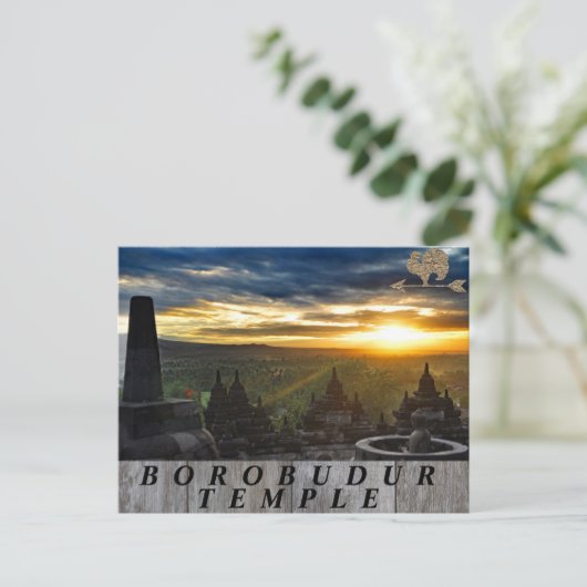 Wonderful Borobudur Indonesia Briefkaart (Staand voorkant)