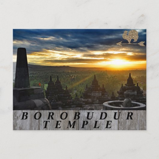 Wonderful Borobudur Indonesia Briefkaart (Voorkant)