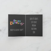 Wonderful Brother Kaart (Binnen)