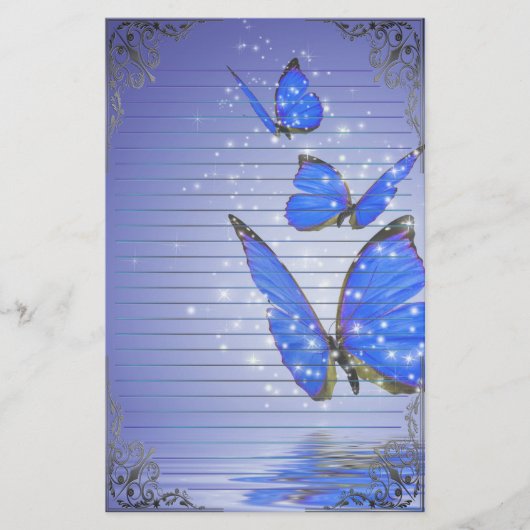 Wonderful Butterflies Briefpapier (Voorkant)