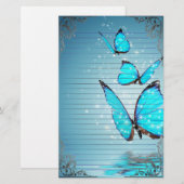 Wonderful Butterflies Briefpapier (Voorkant / Achterkant)