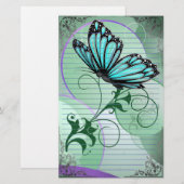 Wonderful Butterflies Briefpapier (Voorkant / Achterkant)