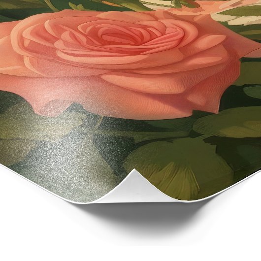 Wonderful Cat & Little Robot: Kunst in de tuin Foto Afdruk (Hoek)