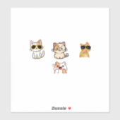 Wonderful cats sticker (Vel)