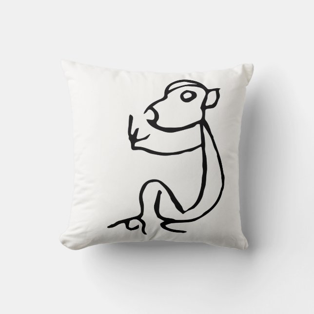 Wonderful Chinese Zodiac-Monkey-#001- Sierkussen (Voorkant)