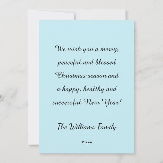 Wonderful Christmas market in a Mountain village Feestdagenkaart (Achterkant)