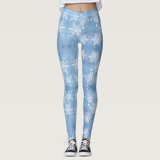 Wonderful Christmas Snow Leggings (Voorkant)