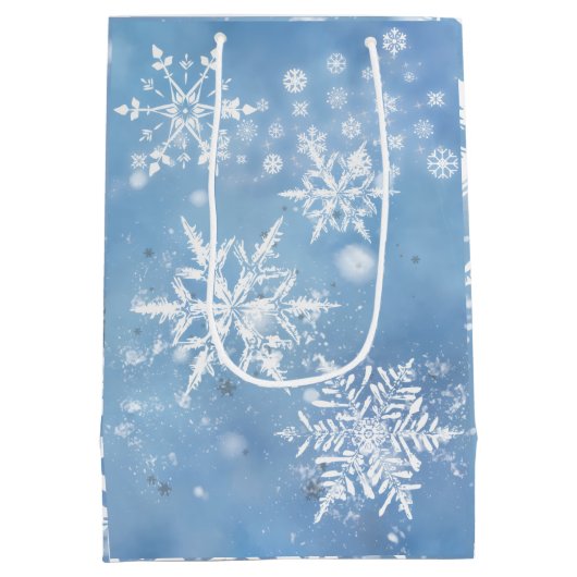 Wonderful Christmas Snow Medium Cadeauzakje (Achterkant)