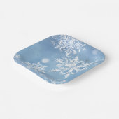 Wonderful Christmas Snow Papieren Bordje (Gebogen)