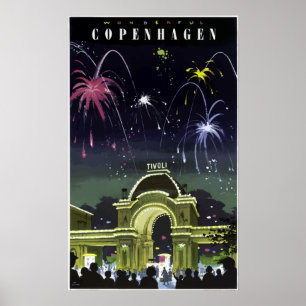  Wonderful Copenhagen Travel Poster