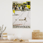 Wonderful Copenhagen Vintage Travel Poster (Keuken)