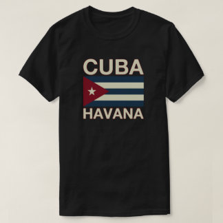 Wonderful Cuba Havana Flag T-shirt