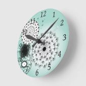 Wonderful Dandelions Blue Ronde Klok (Hoek)