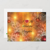 Wonderful Daughter Briefkaart (Voorkant / Achterkant)