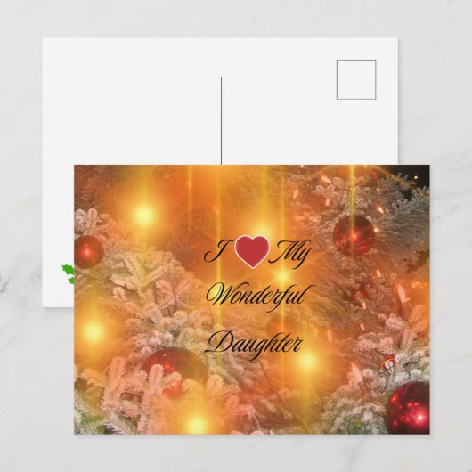 Wonderful Daughter Briefkaart (Voorkant / Achterkant)