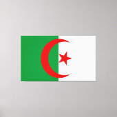 wonderful design of an algerian flag canvas afdruk (Voorkant)