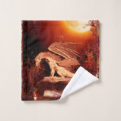 Wonderful dragon bad handdoek (Wasdoekje)