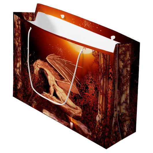 Wonderful dragon groot cadeauzakje (Voorkant Gekanteld)