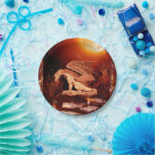 Wonderful dragon papieren bordje (Feest)