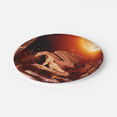 Wonderful dragon papieren bordje (Gekanteld)