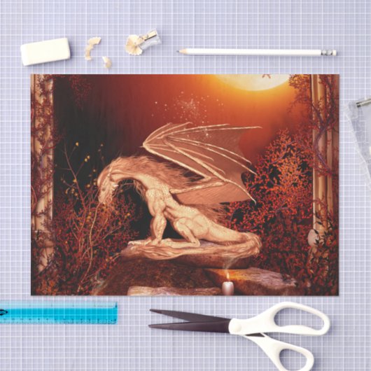 Wonderful dragon tissuepapier (Craft)