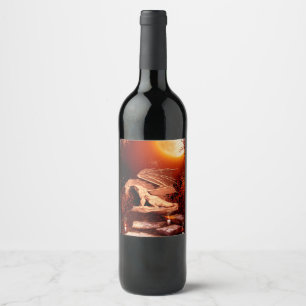 Wonderful dragon wijn etiket