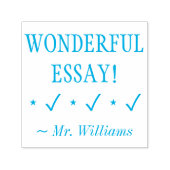 "WONDERFUL ESSAY!" Leraar Feedback Rubberstempel Zelfinktende Stempel (Design)
