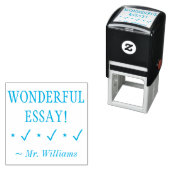"WONDERFUL ESSAY!" Leraar Feedback Rubberstempel Zelfinktende Stempel (In situ)