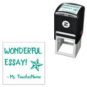 "WONDERFUL ESSAY!" Tutor Feedback Rubber Stempel (In situ)